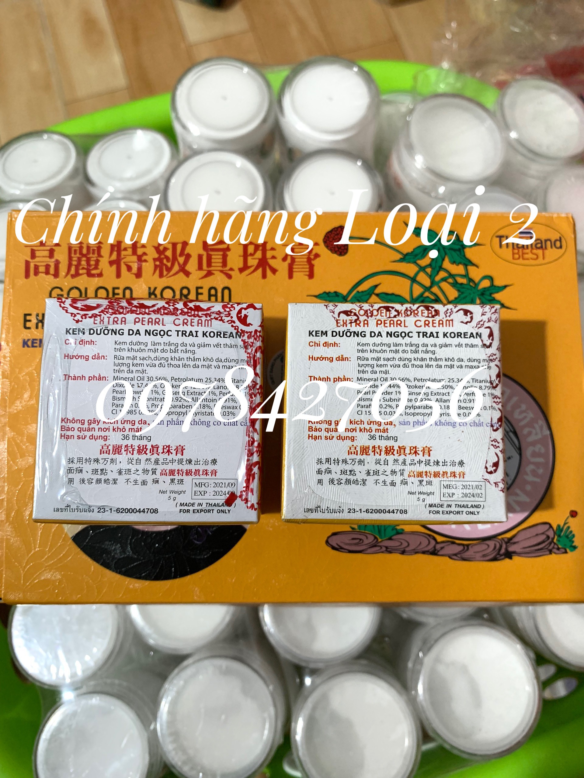 [CHÍNH HÃNG]Lẻ 1 hủ kem sâm vàng Thái Lan Loại 1