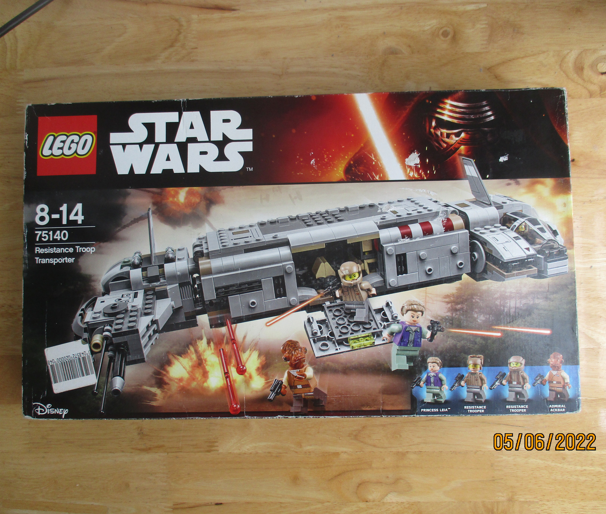 LEGO STAR WARS 75140 Resistance Troop Transporter, New Sealed, Authentic LEGO