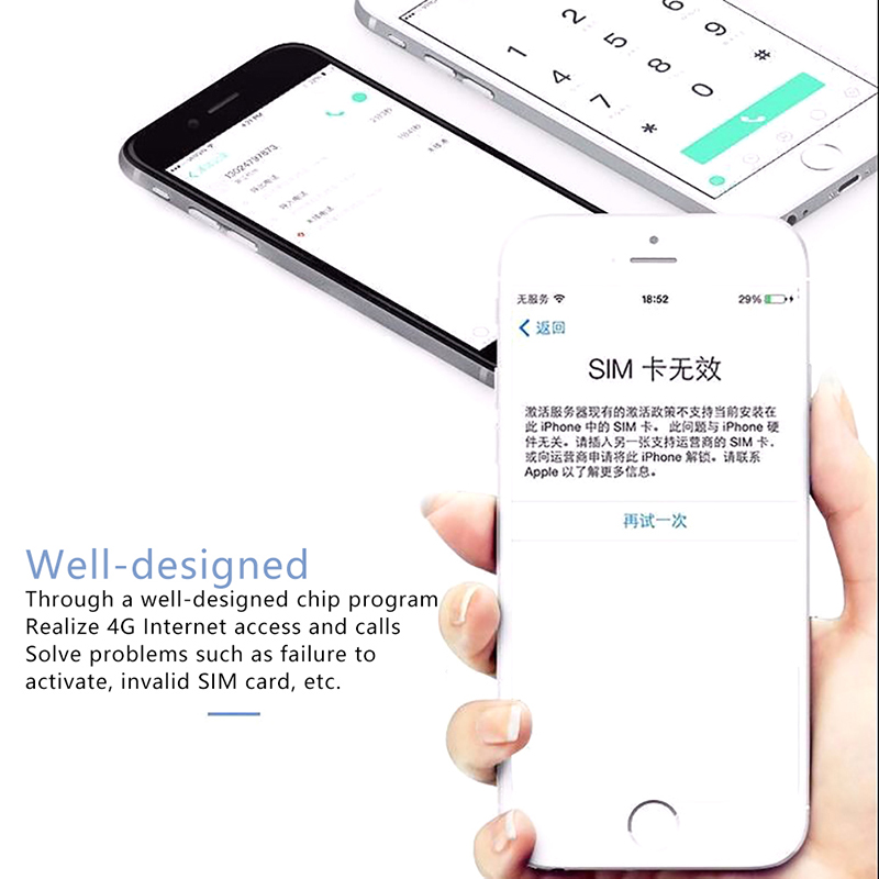 Usim%204G%20Pro%20Perfect%20Solution%20For%20Apple%20phone%2013/12/11/PROMAX/XR%20Ultra%20Smart%20Decodable%20Chip%20to%20SIM%20Card%20AITENG%20-%20Image%204