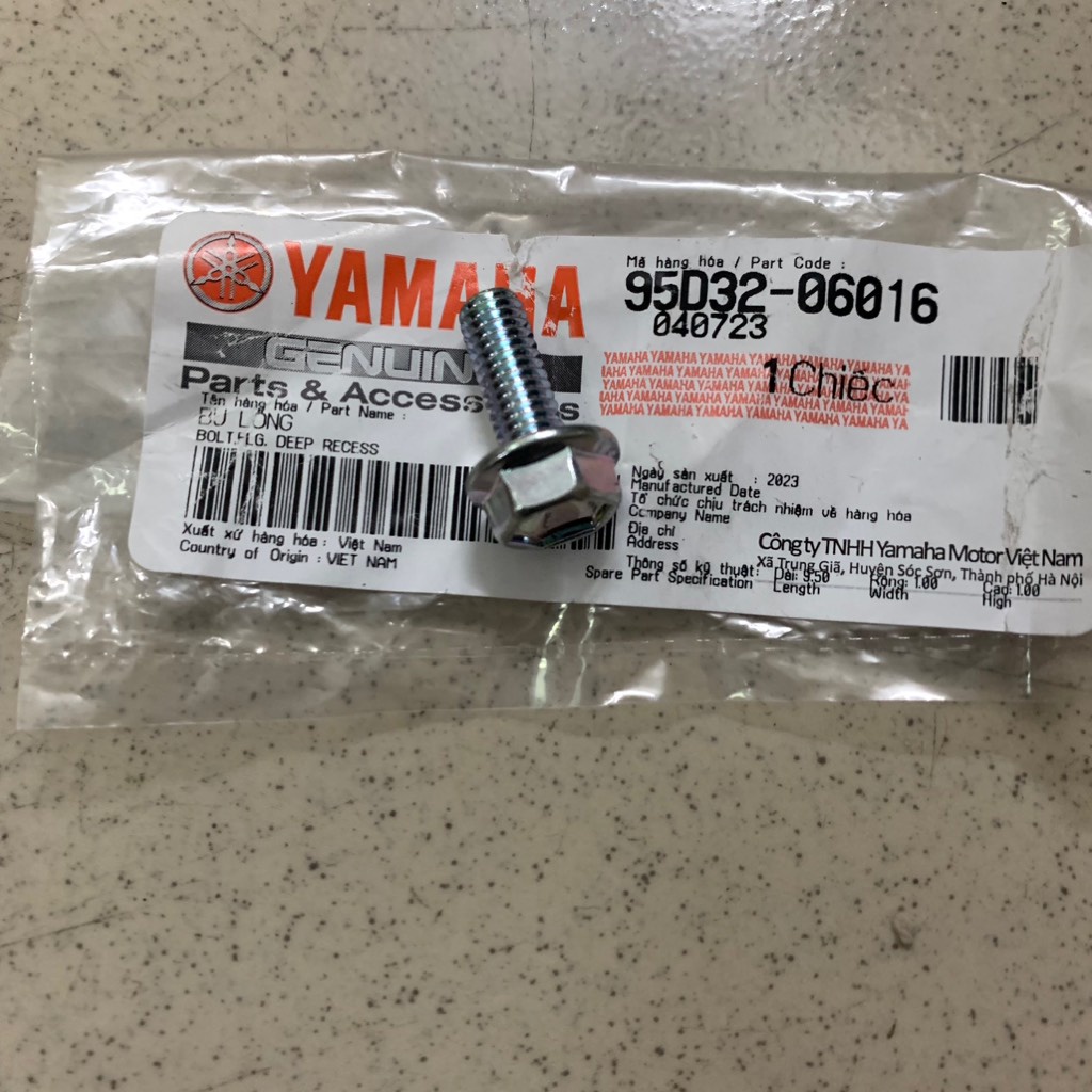 [Chính hãng Yamaha][6:HỆ THỐNG LÀM MÁT] YAOV-0184 Ốc bắt dè trước sau-EXCITER 150 (11)