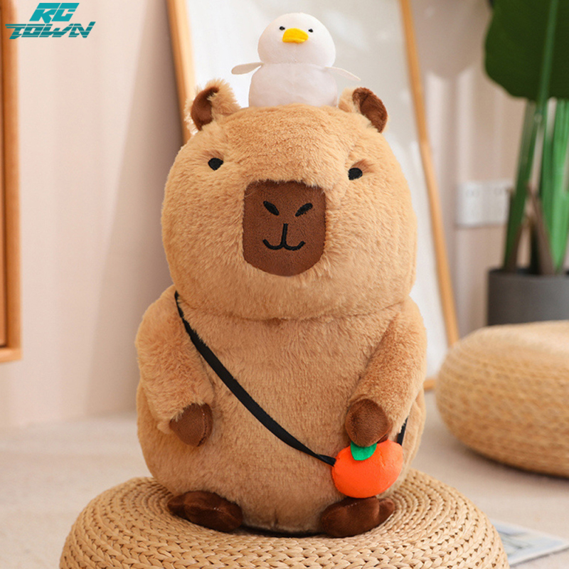 Cute Capybara Rodent Plush Doll Toy PP Cotton Filling Cartoon Hydrochaeris Soft Plush Toy For Kids Gifts