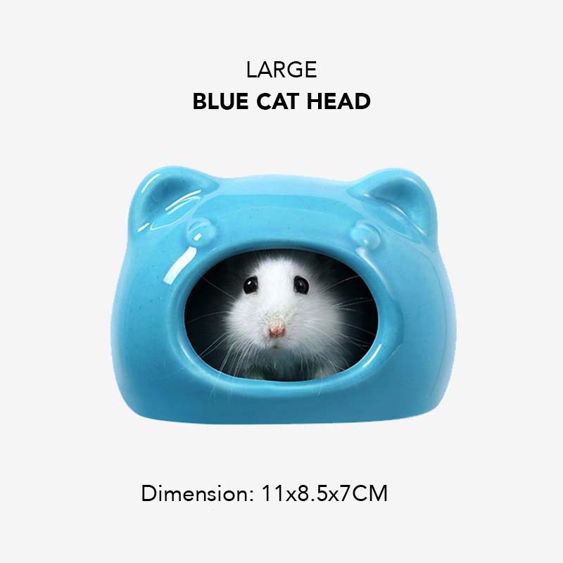 YEE Hamster House, Cooling Hamster Nest, Ceramic Shelter For Hamster