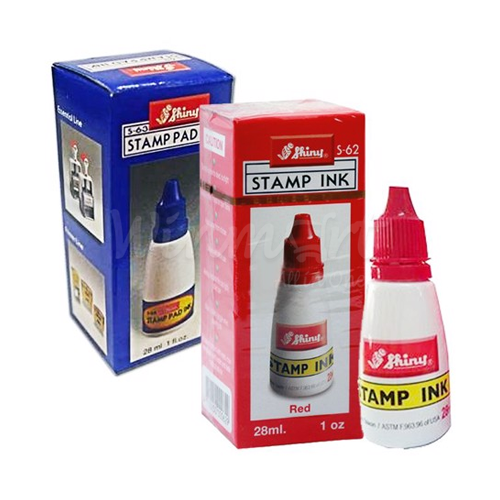 Mực dấu Shiny màu xanh , đỏ