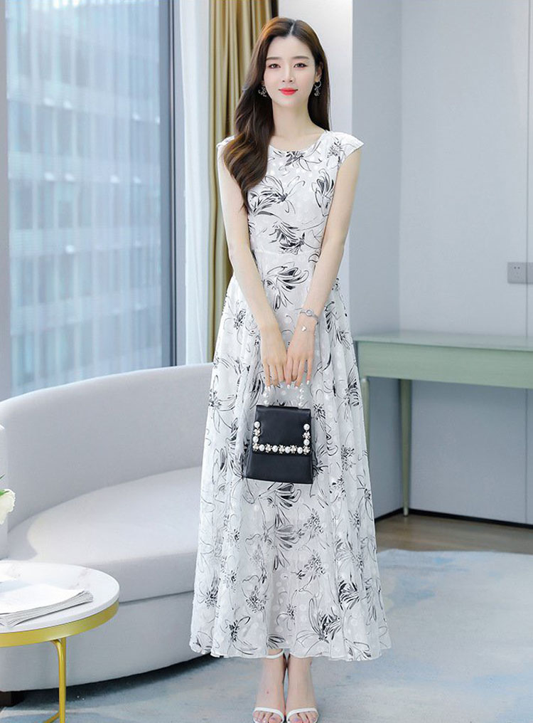 Đầm maxi hoa bi chìm KV28522