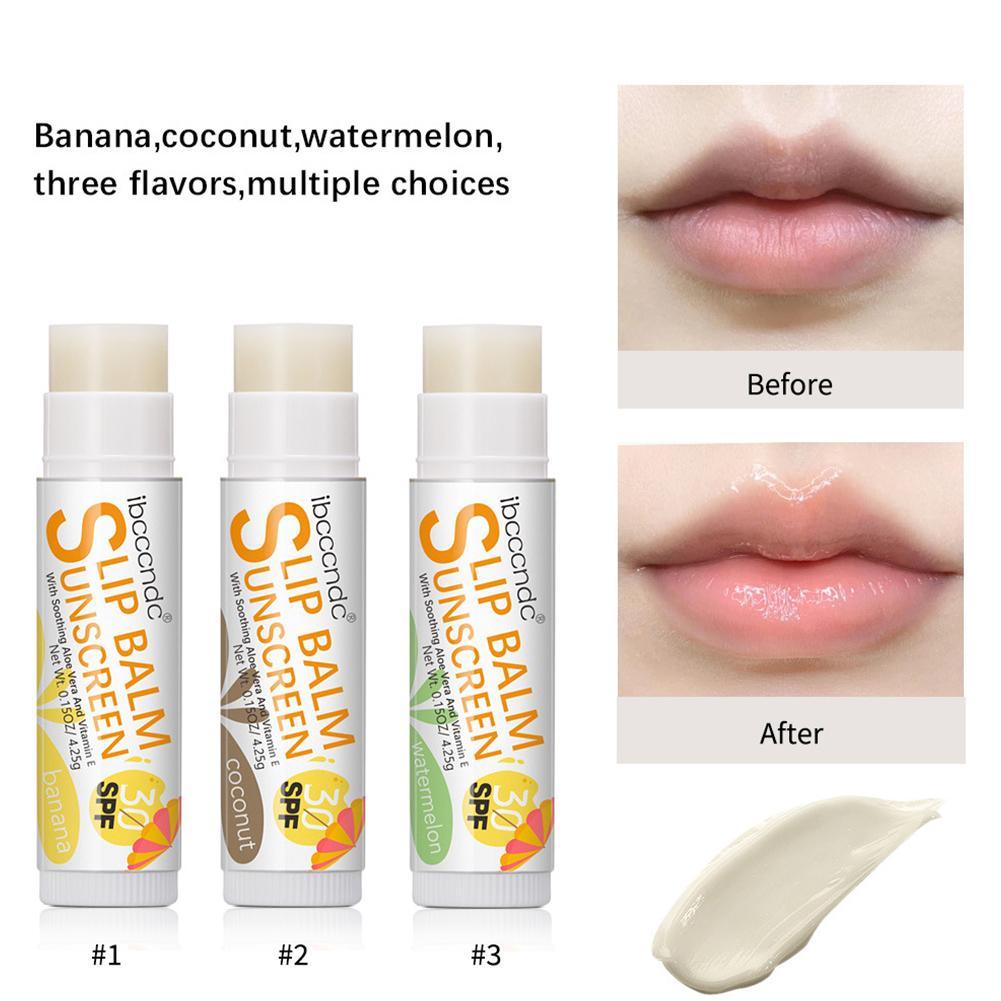 Sunscreen%20Lip%20Balm%20SPF%2030%20UVA%20Protection%20Lips%20Moisturizer%20Watermelon%20Coconut%20Banana%20Flavor%20Colorless%20Lipstick%20Sun%20Care%20-%20Image%208