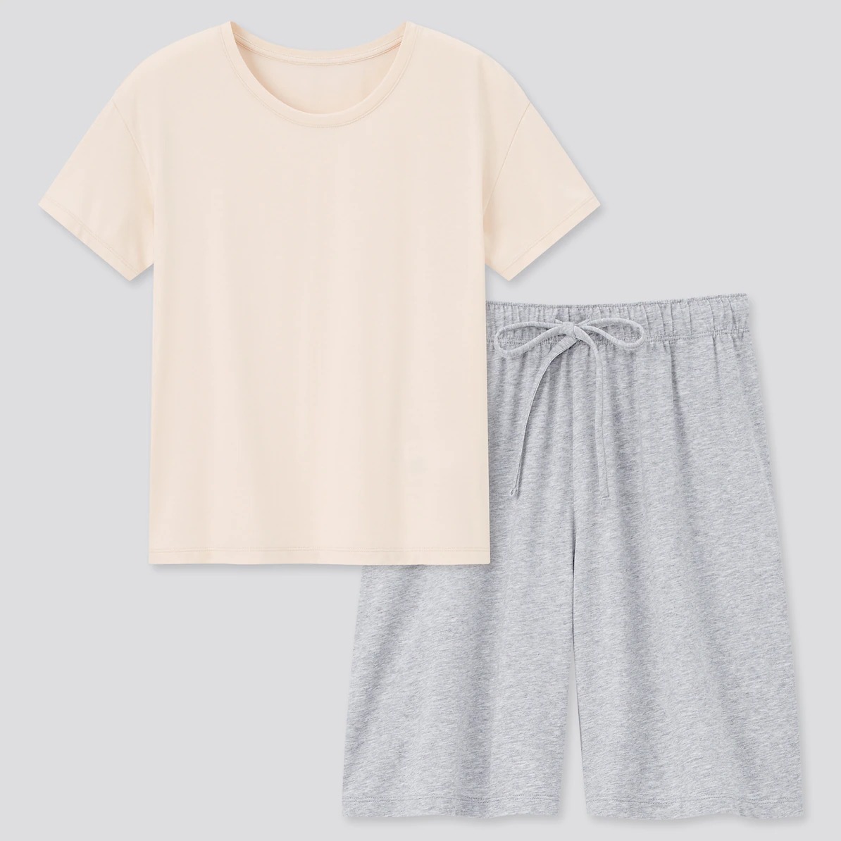 Bộ quần áo ngắn cotton airism nữ - tag nhật