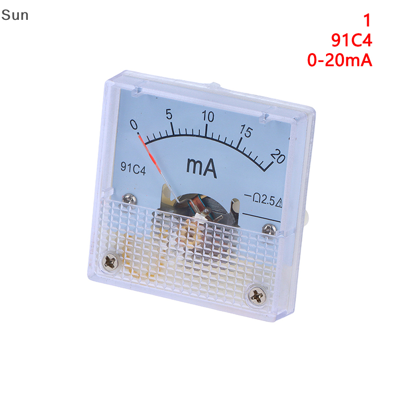 Sun bảng ampe kế tương tự 91c4 dc 20ma 30ma 500ma 1a 2a 5a 10a bảng ampe kế ampe kế đồng hồ đo dòng điện amp