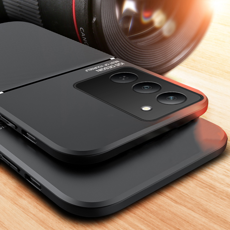 New%20Phone%20case%20Redmi%2015%20Back%20cover%20Rough%20Cross%20Patterned%20Magnetic%20Soft%20Silicone%20Leather%20For%20Xiaomi%20Redmi15%20case%20-%20Image%204