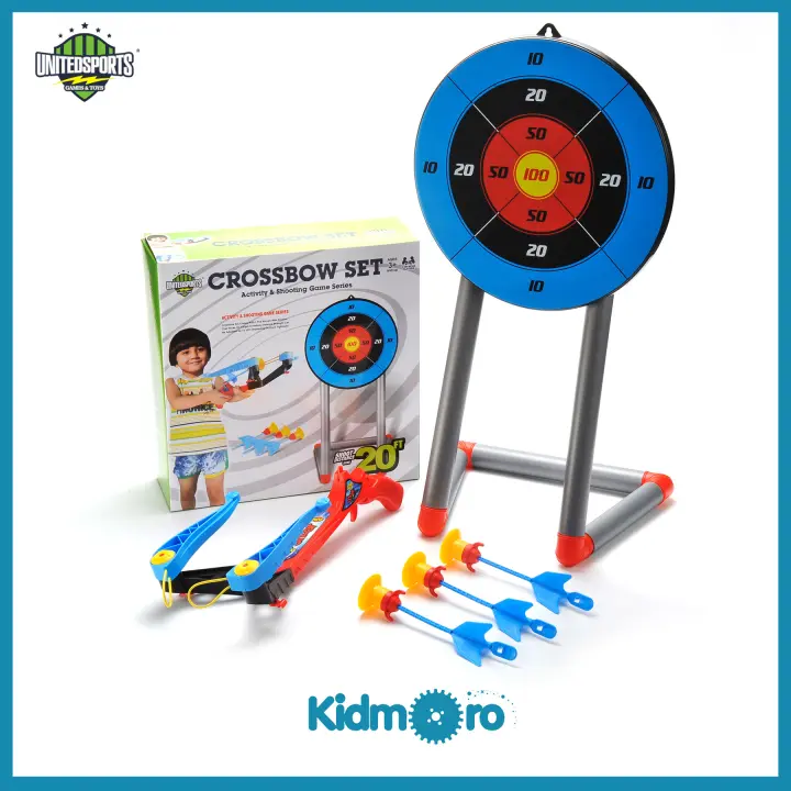 Fulfilled By Lazada United Sports Crossbow Set Activity And Shooting Game Series Indoor Outdoor Sport Toy Games For Kids Lazada Singapore