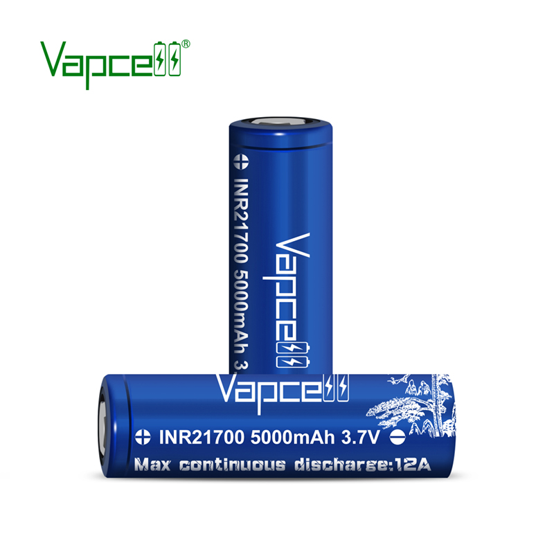2 Pin Vapcell 21700 5000mAh-12A