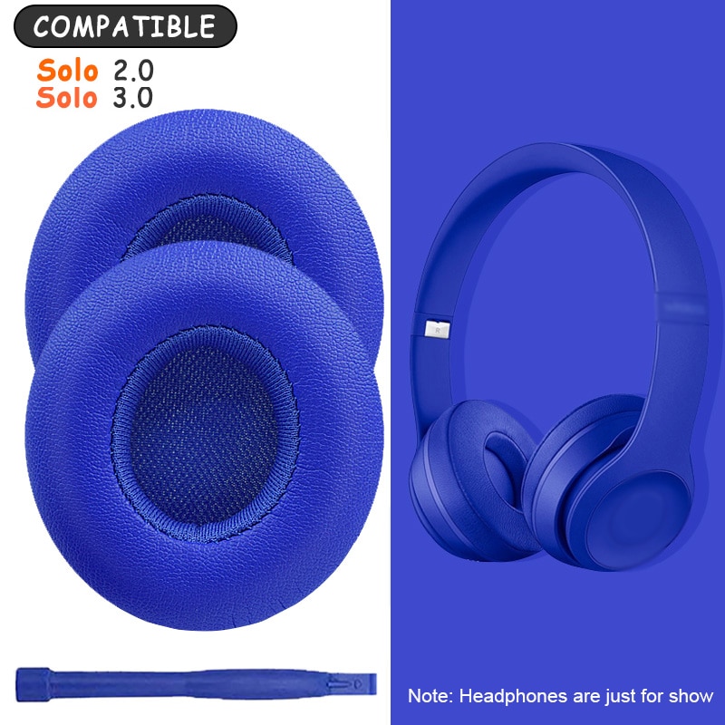 Replacement Ear Pads Cushion For Beats Solo 2.0 3.0 Solo 2 3 Wireless Headphone Cover Memory Foam Earpads Earmuffs Repair Part