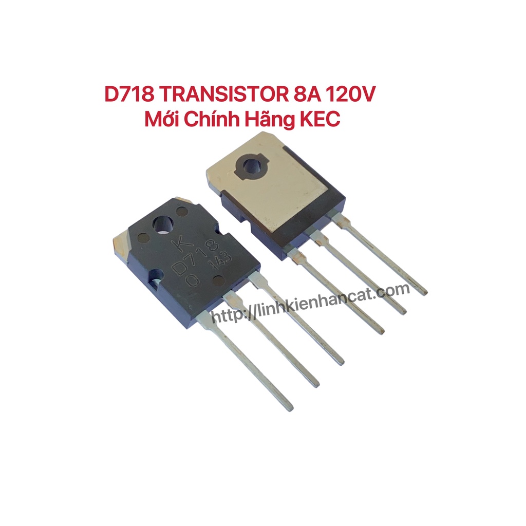 D718 transistor 8a 120v mới chính hãng kec