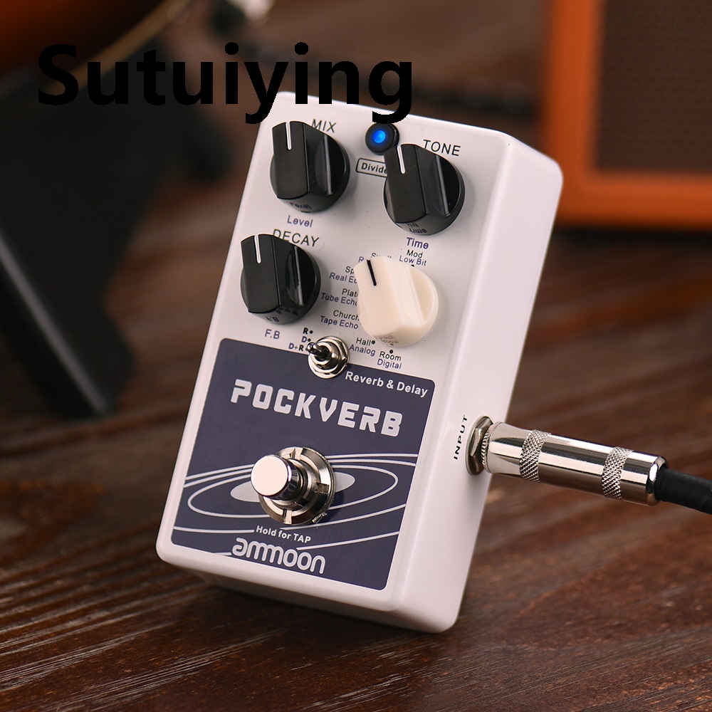 Sutuiying%20ammoon%20POCKVERB%20Reverb%20Delay%20Guitar%20Effect%20Pedal%207%20Reverb%20Effects%20Fifty%20percent%20discount%20+%207%20Delay%20Effects%20With%20Tap%20Tempo%20Function%20True%20Bypass%20Pedals%20-%20Image%206