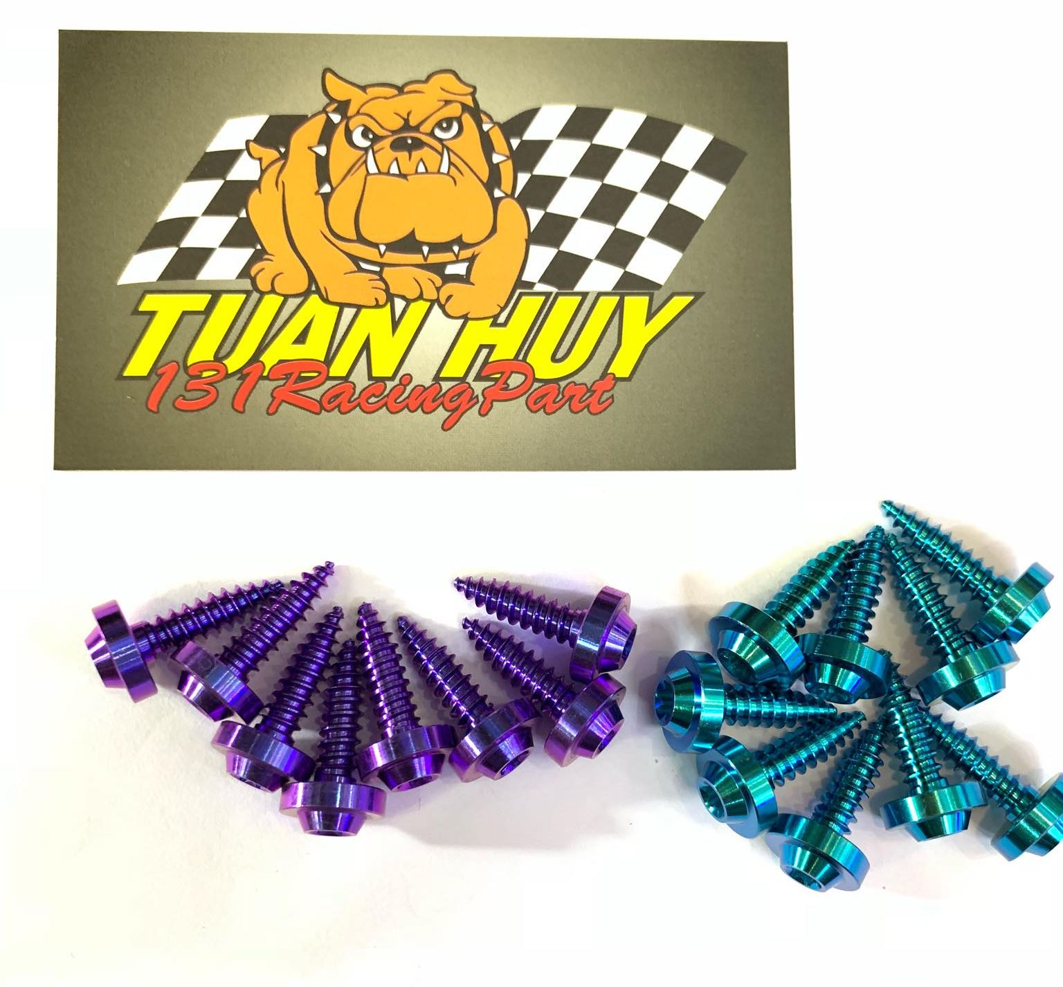 1 con ốc titan gr5 5li18 áo yamaha xoắn  dàn áo yamaha  ex  sirus  ốc bô e tất cả các dòng tay ga