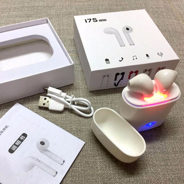 Tai nghe bluetooth i7s + đế sạc tai nghe không dây