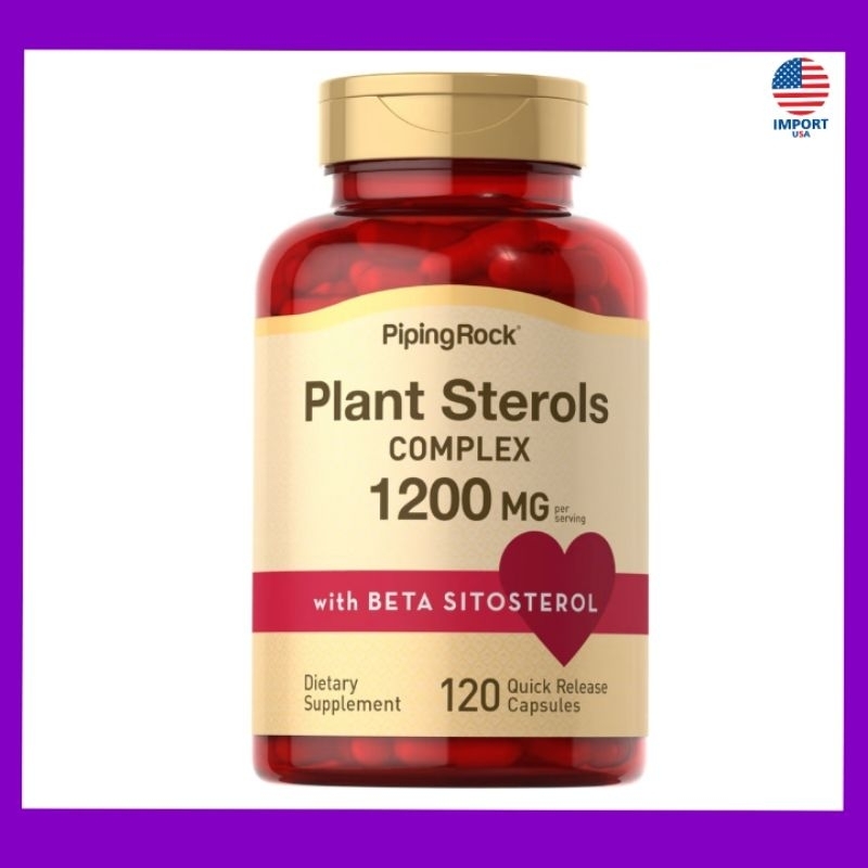 พร้อมส่งLotใหม่, Plant Sterols Complex, Beta Sitosterol 1200 mg (per ...