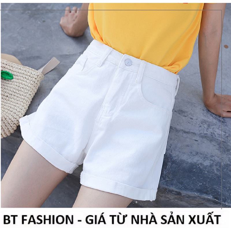 Quần Đùi Sọt Nữ Kaki Coton Co Dãn Thời Trang - BT Fashion (SO2D)