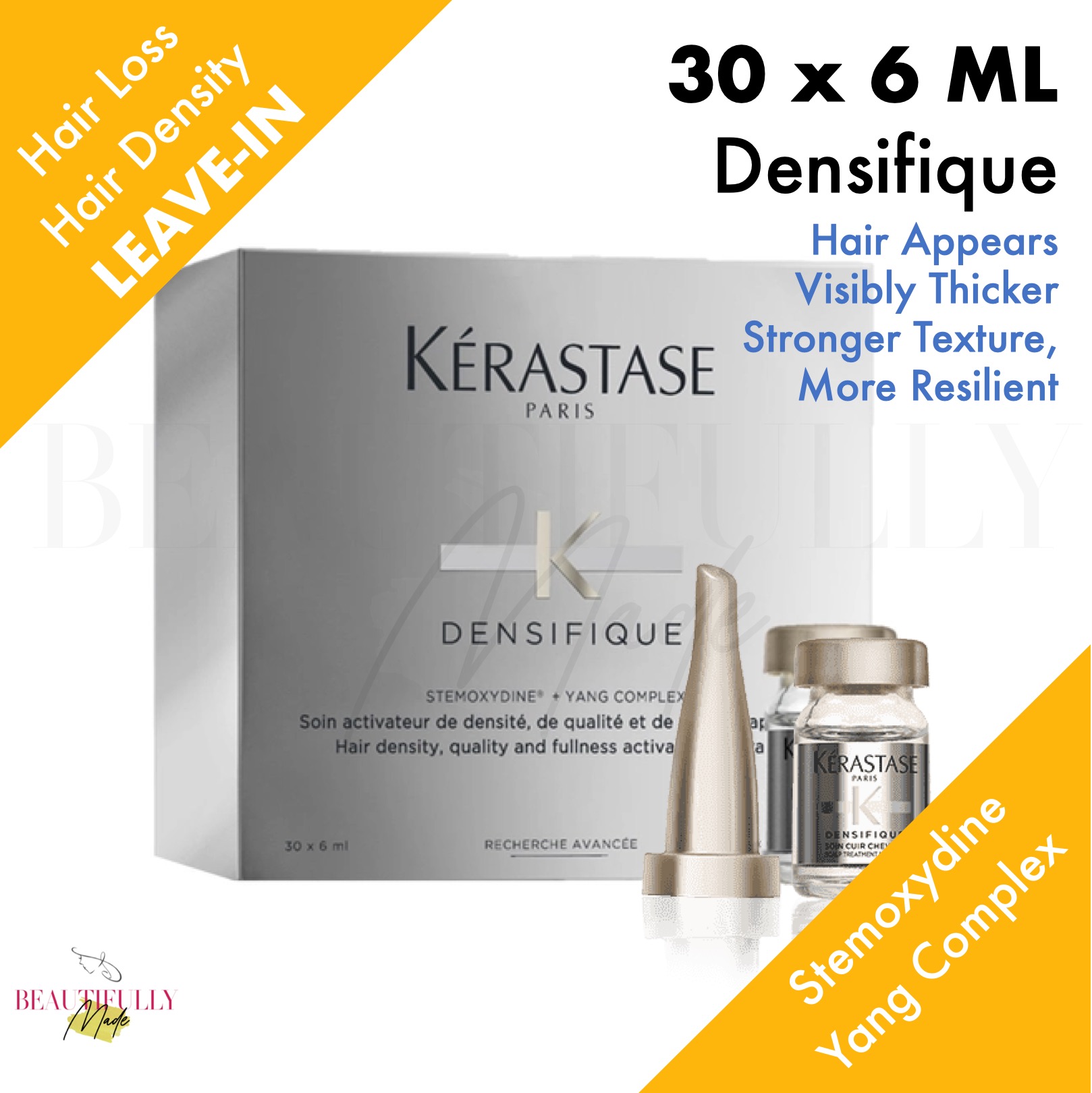 Buy Kérastase Densifique Homme Ampoule Treatment 30 X 6ml Online - View #11