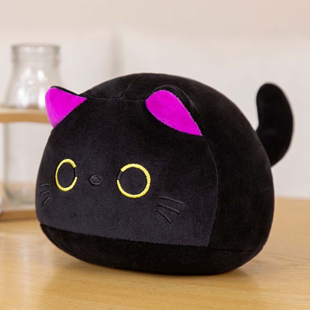 MQSDL Cute Kids Home Decoration Plush Pillow Animal Plush Sofa Decoration Fuzzy Animal Cat Plush Doll Black Cat Stuffed Toys Plush Animal Toy Black Cat Plush Toys