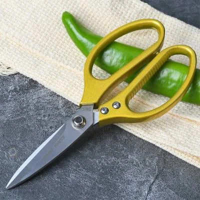 Kéo Cắt Tôn Nhật Bản Đa Năng LOẠI LỚN Cán Vàng Kim Tuyến - Kéo Nhà Bếp Có Đồ Khui Bia, Kéo Cắt Gà,Vịt, Thực Phẩm Siêu Bén - Kéo Cắt Giấy Thủ Công - Kéo Cắt Cành cây cảnh - Kéo Cắt Vải Thợ May - Kivo