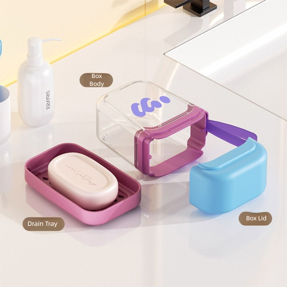 Cartoon%20Dopamine%20Soap%20Box%20Leak-Proof%20Portable%20Plastic%20Soap%20Holder%20with%20Drain%20Tray%20Locking%20Buckle%20Soap%20Container%20Keep%20Soap%20Dry%20-%20Image%205