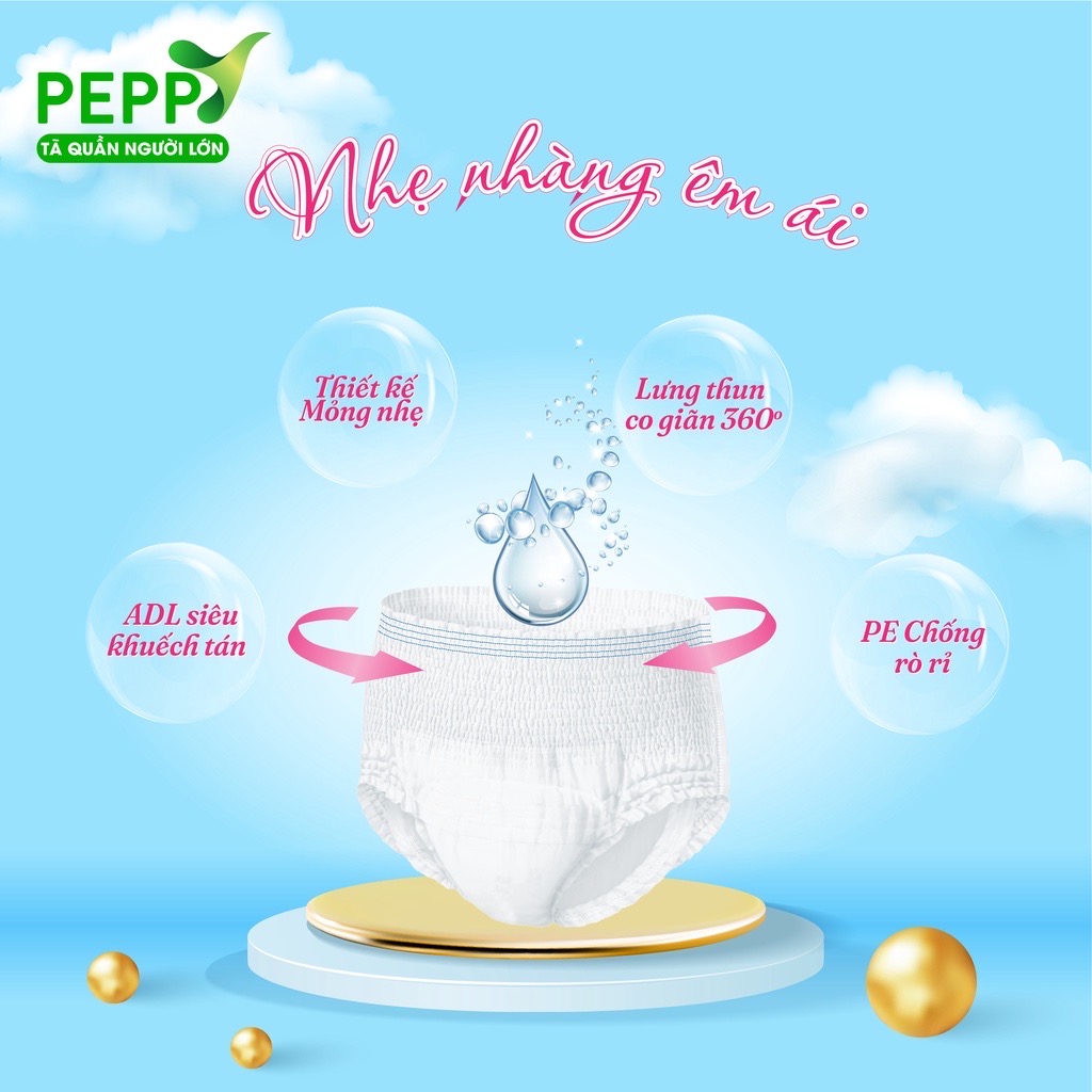 Tã quần người lớn Kerry Peppy size M/L