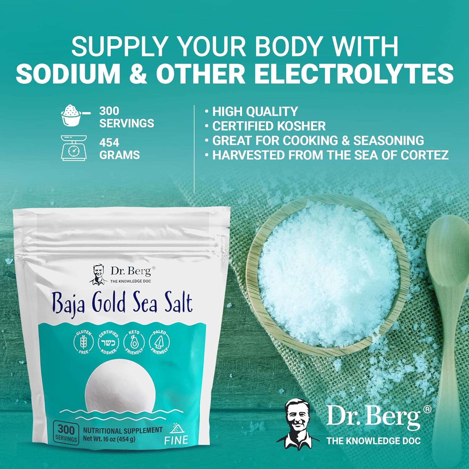 Baja Gold Sea Salt Organic - Natures Fine Sea Salt Support For ...