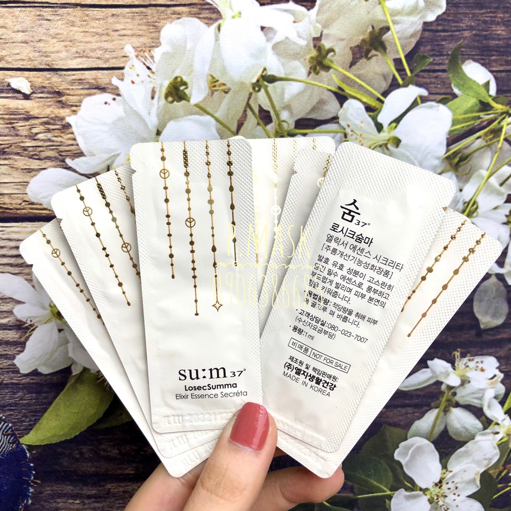 Gói Sample Su:m Vàng - Nước thần Su:m37 - Losec Summa Elixir Essence Secréta ( Sum Vàng )
