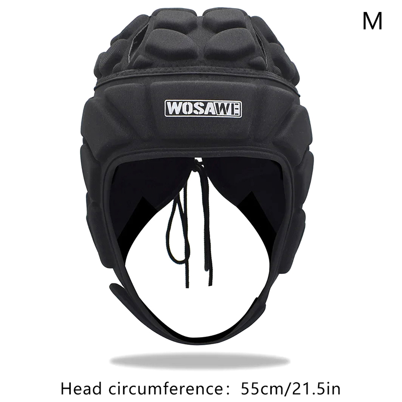 Pro Helmet - Adjustable EVA Shockproof Goalkeeper Helmet For Rugby Football Soccer Goalkeeper & Goalie Head Protector - Unisex. 