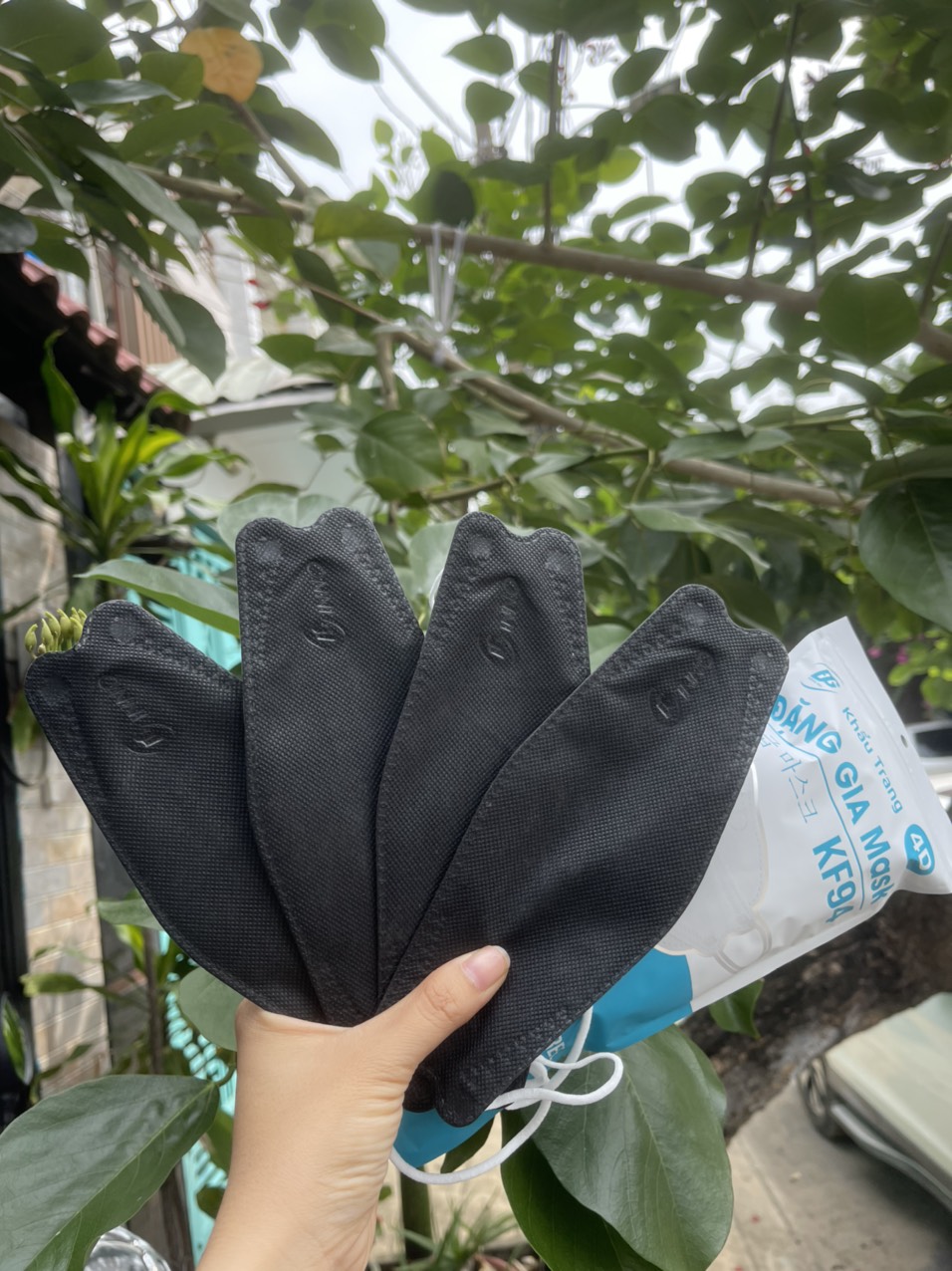 100 chiếc khẩu trang kf94 4d, khẩu trang 4d đặng gia