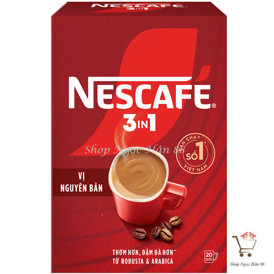 Cà Phê Nescafe 3in1 Hộp 18 gói x16gr