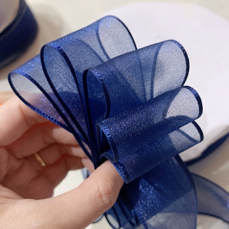 Ruy băng kiểu ánh kim 3,8cm (ribbon)