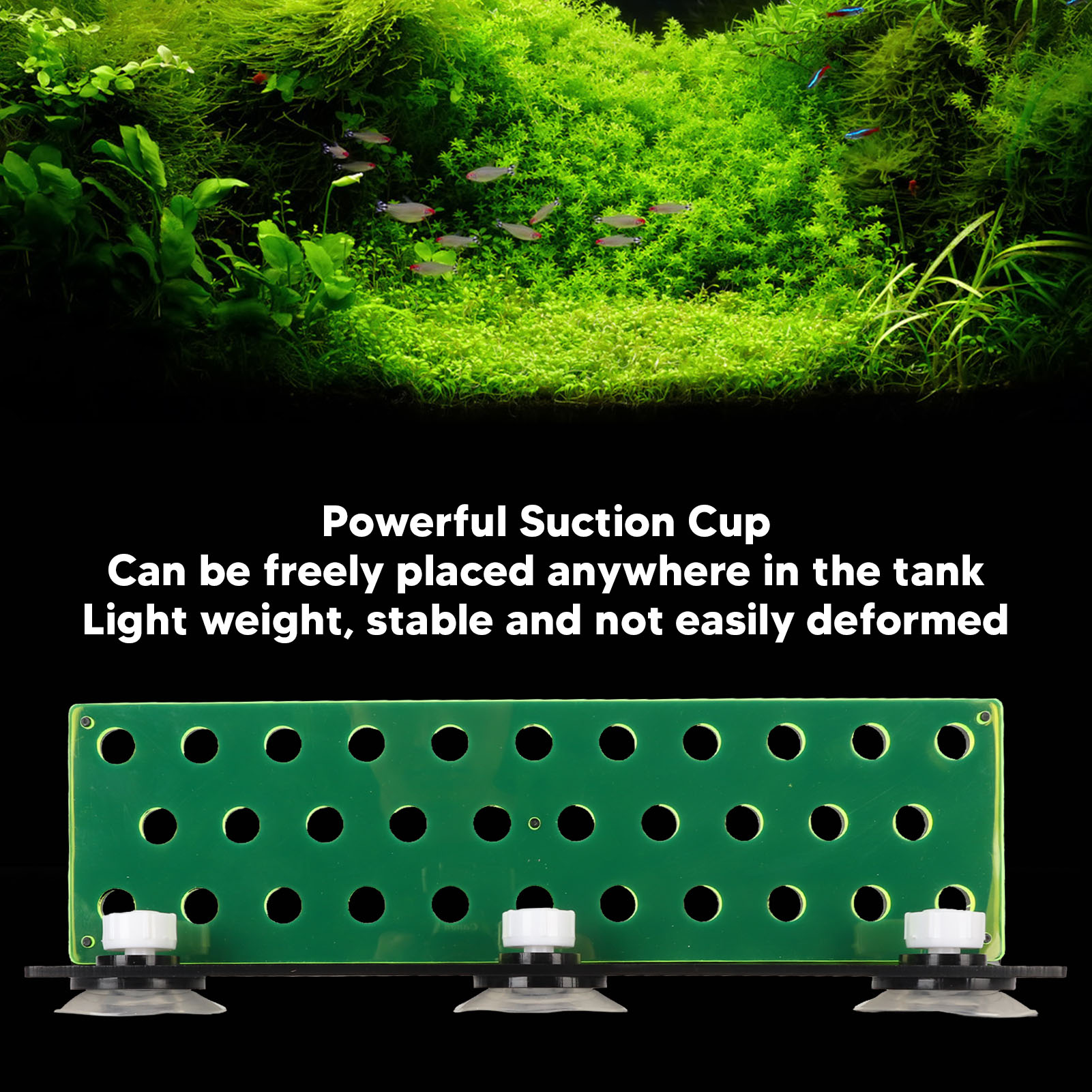 Fish Tank Coral Holder Fluorescent Green Coral Frag Rack Acrylic for Saltwater