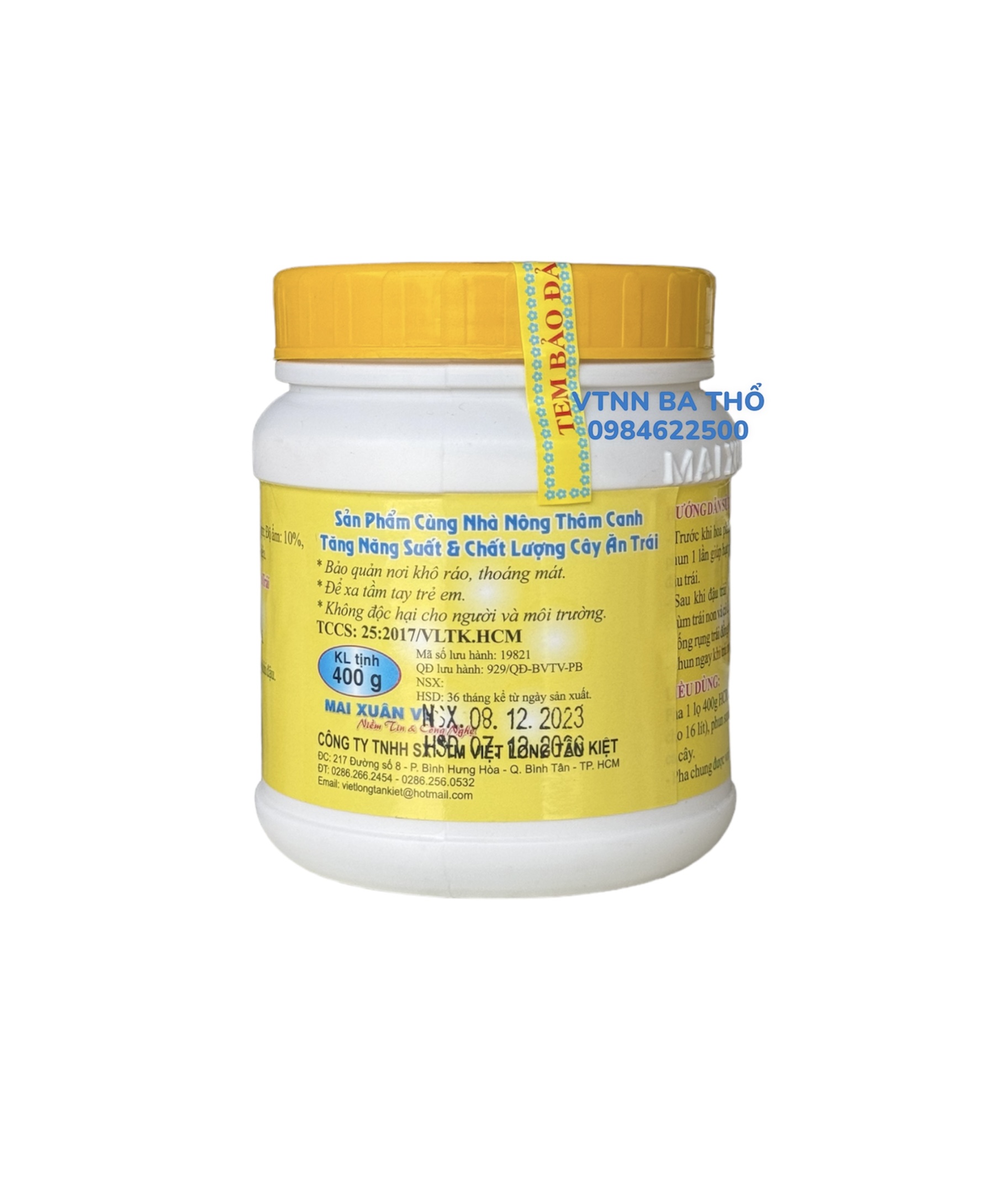 Phân Bón Lá HCR Mai Xuân 400gr (hộp)