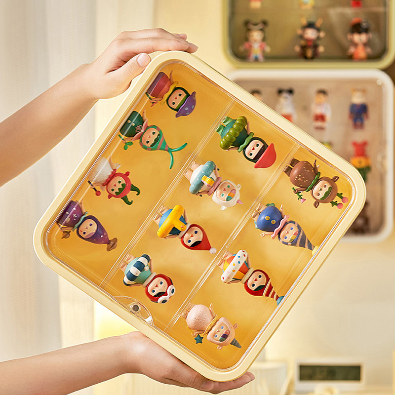 JJT Wall mounted doll storage box Wall mounted, dustproof Doll display stand, display cabinet, display box can be stacked together. transparent toy display box Doll display cabinet, clear box, toy storage box toy display box Acrylic display cabinet, box t