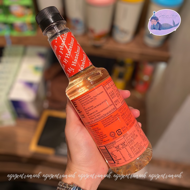 [Starbucks Thailand] SYRUP STARBUCKS - SIRO PHA CHẾ STARBUCKS VỊ HAZELNUT 375ML
