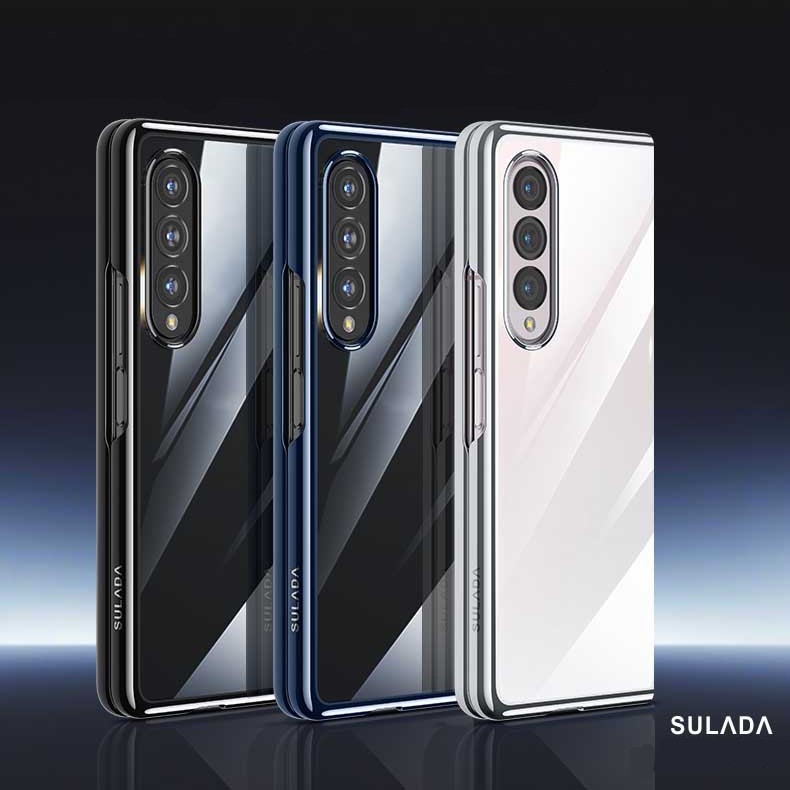 Ốp lưng viền màu cao cấp cho samsung galaxy z fold 4 / fold 3 / fold 2 / flip 4 / flip 3 - chính hãng sulada