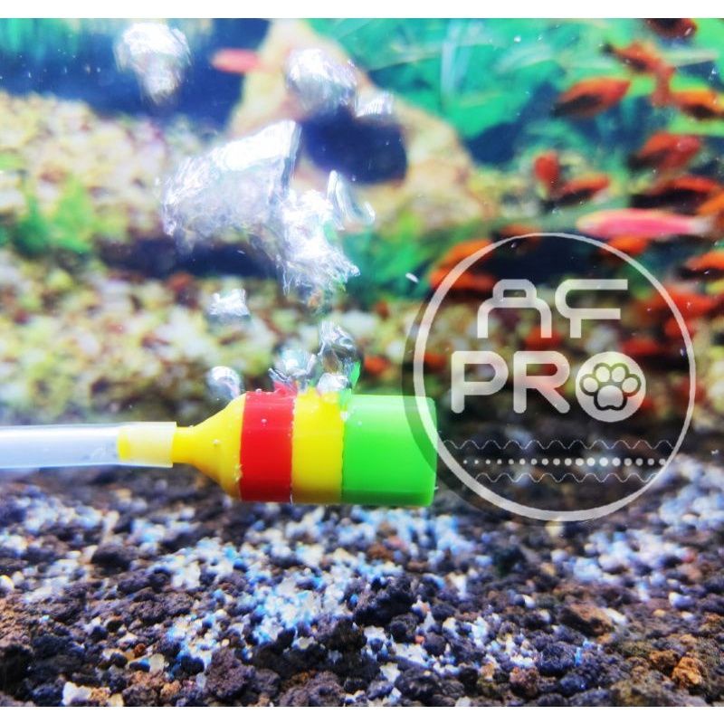 Airstone aerator aerasi gelembung udara plastik 3 LAYER udara oksigen