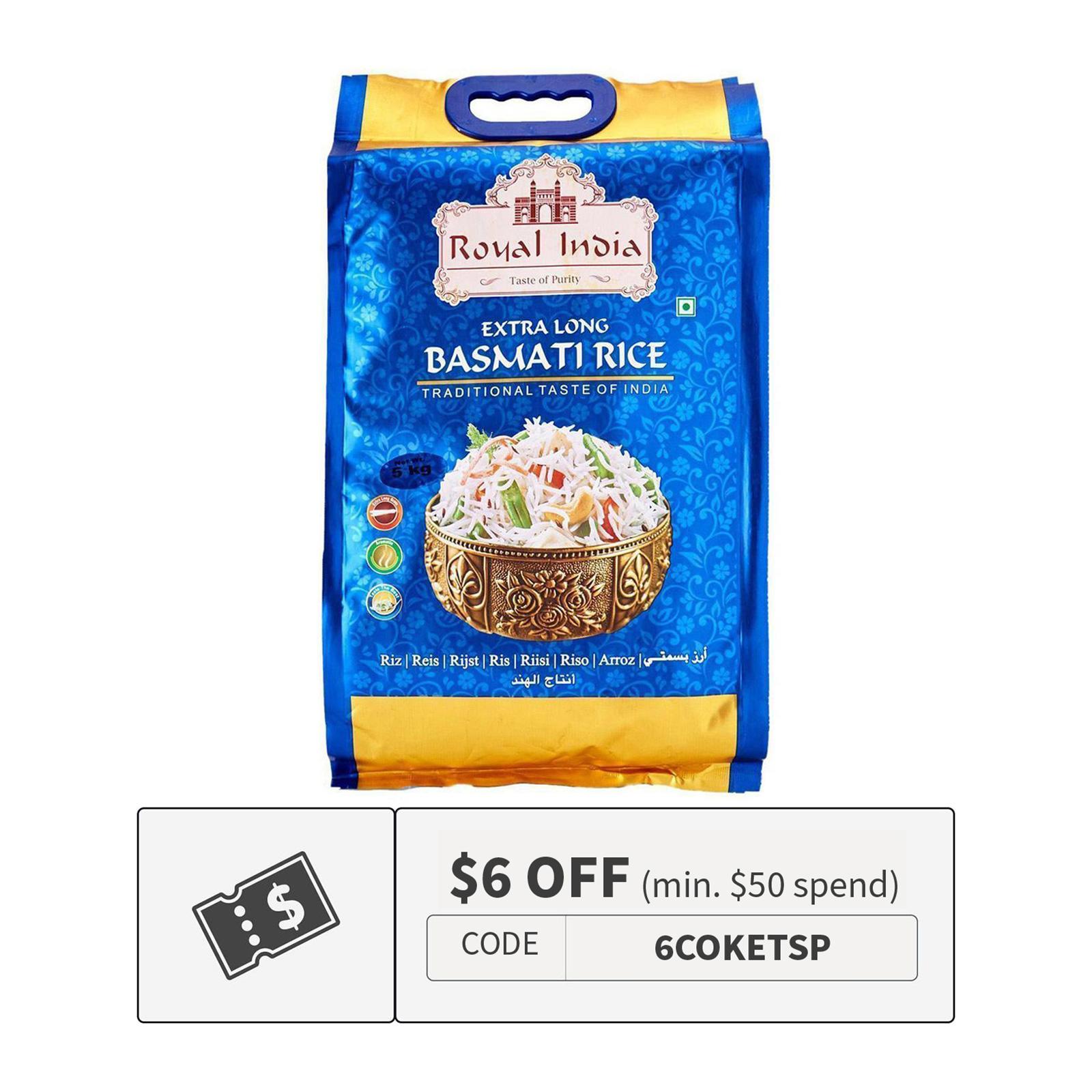 Royal India Extra Long Basmati Rice 5KG Lazada Singapore