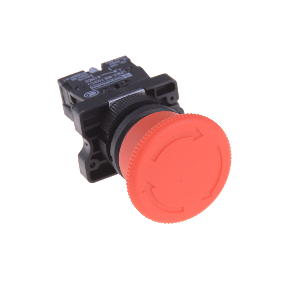 1Pcs Emergency Stop Button Control Box Red Mushroom Head Push