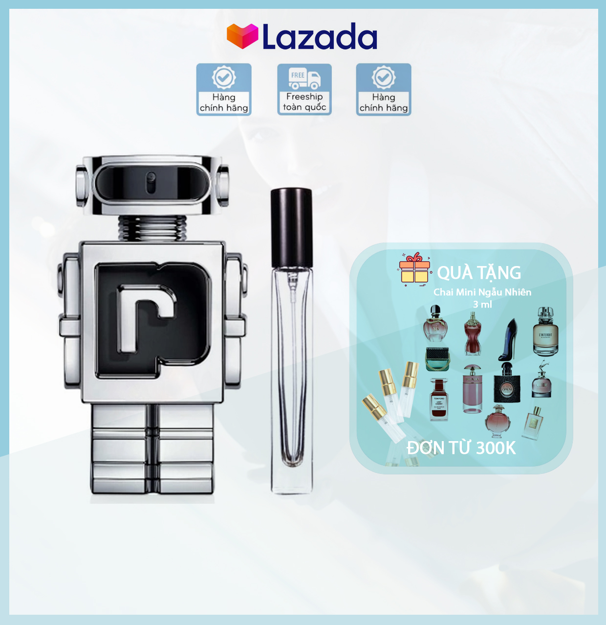 [chai chiết] Nước Hoa Nam Paco Rabanne Phantom EDT