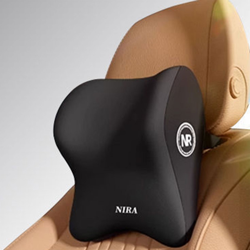 Car Headrest Lumbar Support Memory Foam Car Travel Rest Neck Pillow Back Cushion Seat Waist Supports Car Interior Accessories