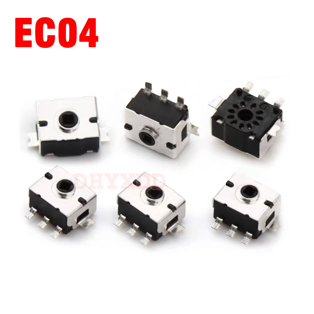 1pcs Mini Chip Encoder Ec04 With Switch Small Rotary Smart Encoder ...