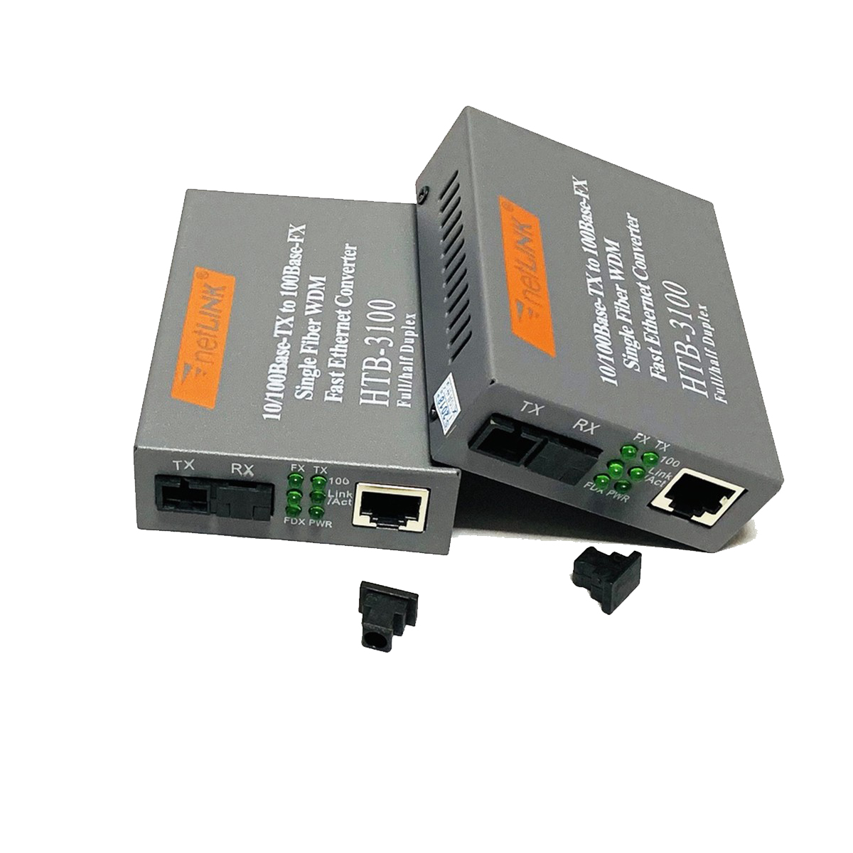 Bộ 2 Converter Cáp Quang Chuyển Đổi Quang Điện Ftth Net-Link 100mbs