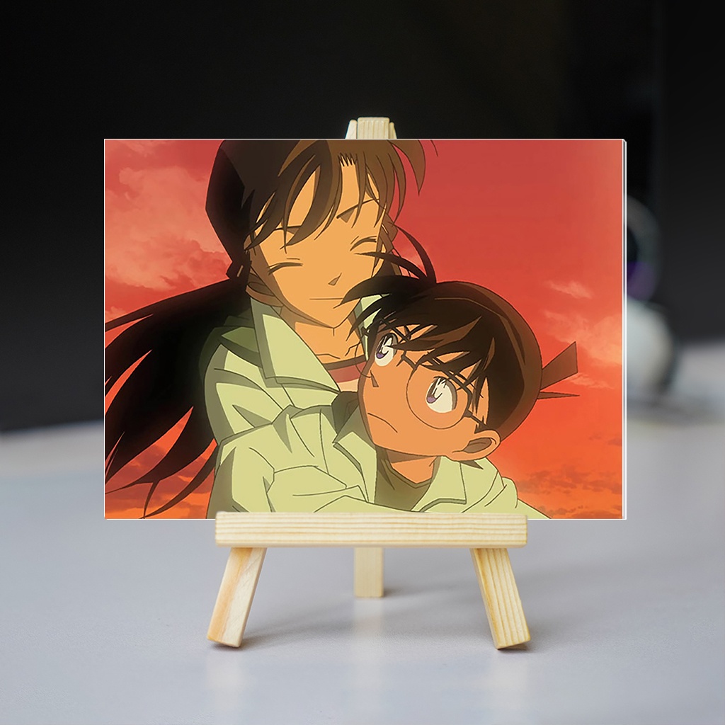 Tranh kính trang trí thám tử lừng danh conan anime