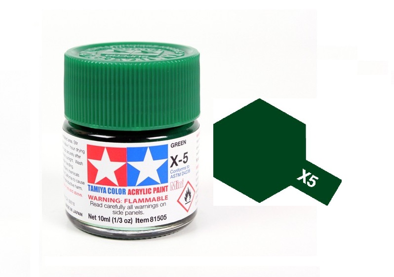 Acrylic mini ( X1 ~ X21) sơn mô hình gốc nước 10ML Tamiya