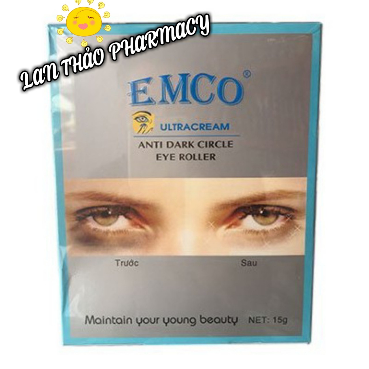 LĂN CHĂM SÓC THÂM QUẦNG MẮT EMCO TUÝP 12G
