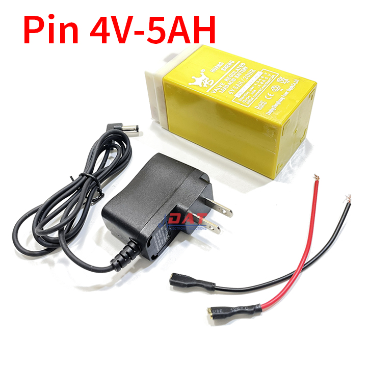 Pin 4v 5ah 20hr cho cân điện tử