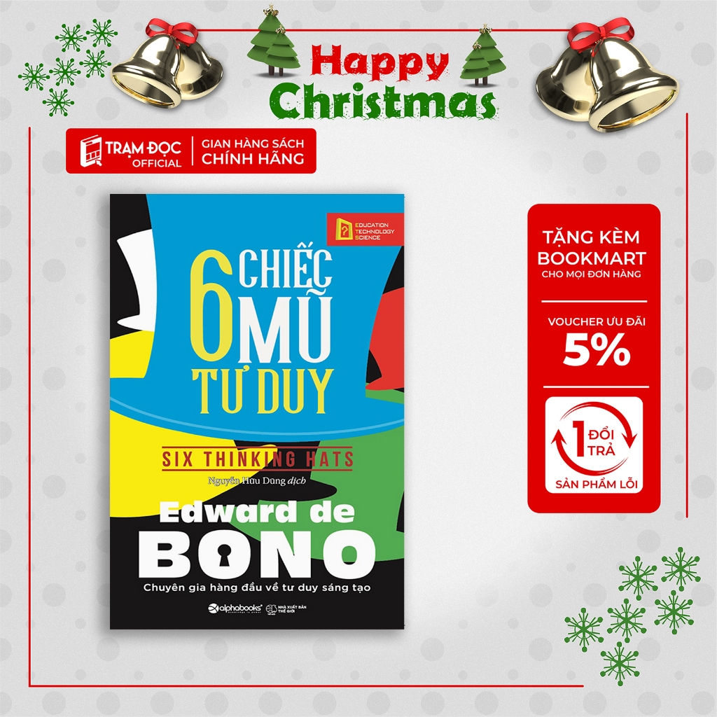 Sách - 6 chiếc mũ tư duy