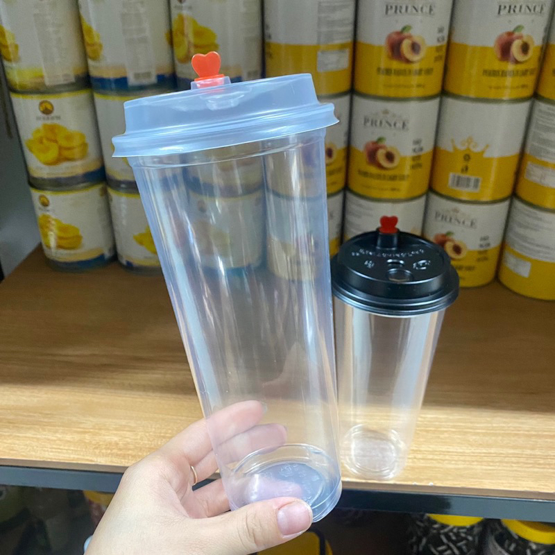 Lốc 50 Ly Nhựa 500ml/ 700ml Nắp Tim